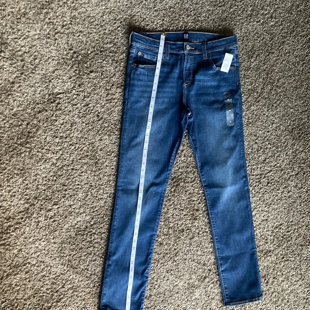 GAP Dark Blue Denim with Silver Button